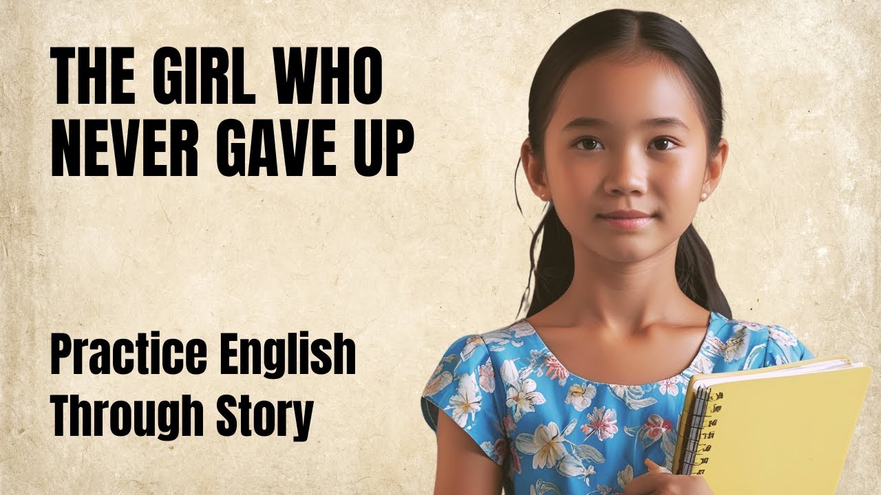 Practice English Through Story | The Girl Who Never Gave Up - YouTube