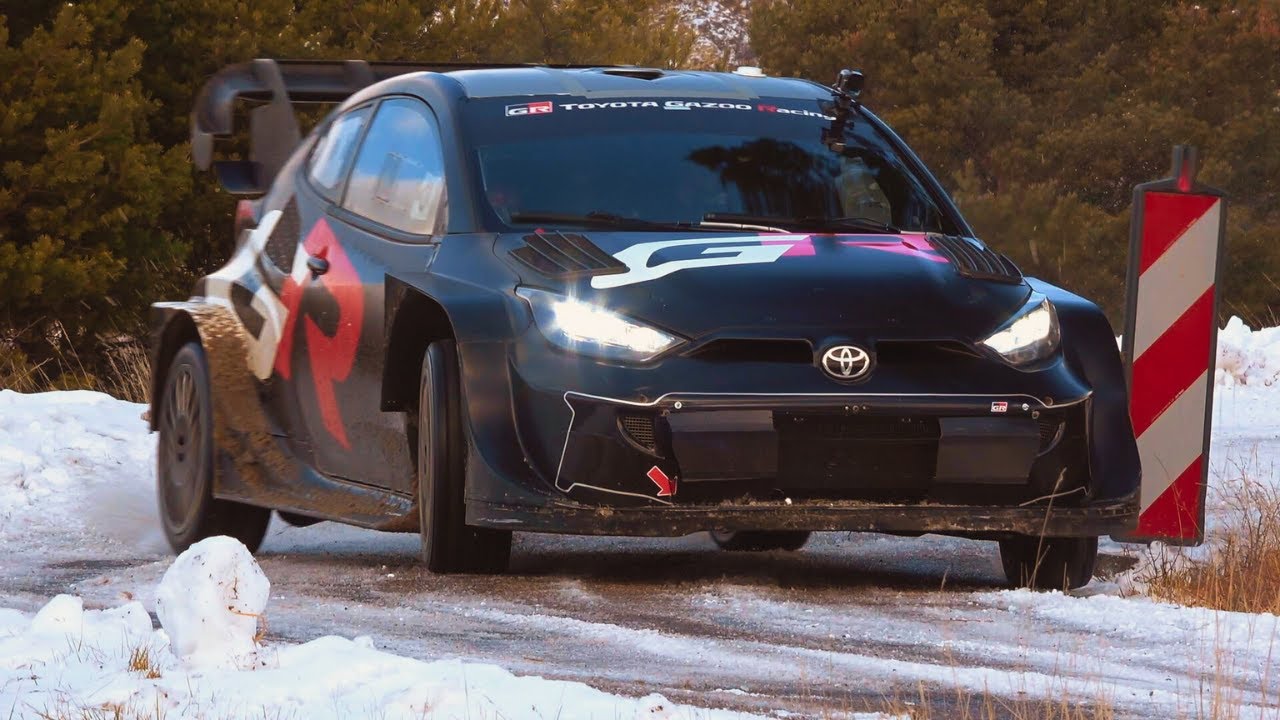 Test Rallye Monte Carlo 2026 - Sami Pajari - Toyota Yaris GR Rally1