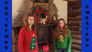 DIY Christmas Sweaters | The 12 days of Christmas Day 1