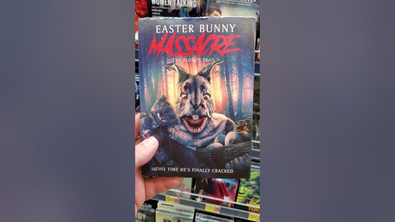 Easter Bunny Massacre Horror Movie DVD The Bloody Trail YouTube Shorts