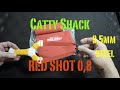 Red shot 08 slingshot latex from catty shack  95mm steel