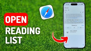 How to Find & Open Reading List in Safari