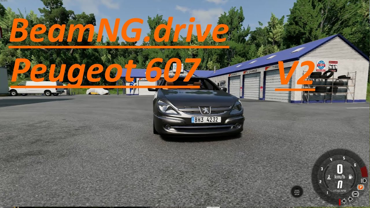 BeamNG.drive Peugeot 607 V2