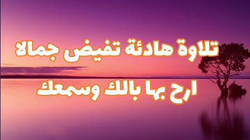 تلاوة هادئة تفيض جمالا ارح بها بالك وسمعك -اسلام صبحي