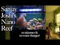 Sanjay Joshi's Nano Reef Tank is 23 YRS OLD, No Skimmer, No Water Changes!