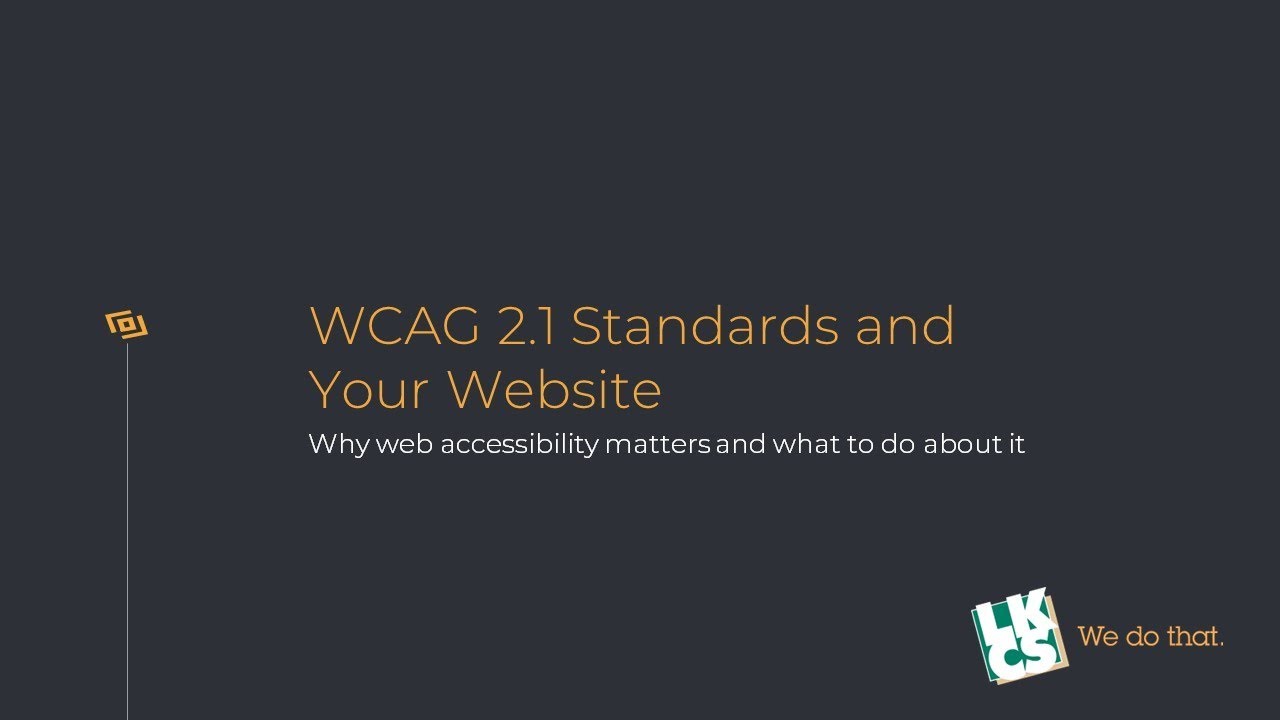 WCAG 2 1 Standards and Your Website