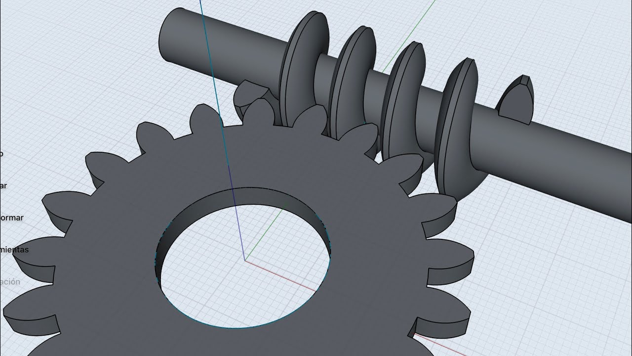 Diseño de un tornillo sin fin con Shapr3D