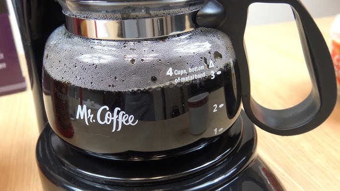 Mr. Coffee 4-Cup Switch Coffee Maker, Black (DR5-NP) 