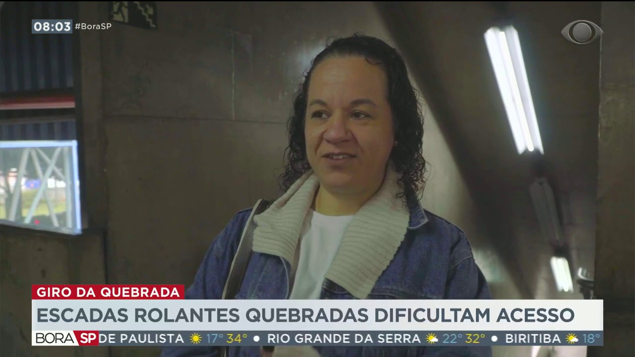 Giro da Quebrada: Escada rolante quebrada atrapalha acesso em Diadema cafe com jornal acabou