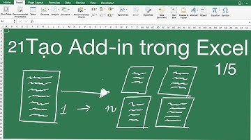 #21 Cách tạo một Add-ins trong Excel 1/5