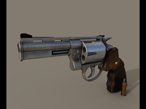 Colt Python Turntable Render