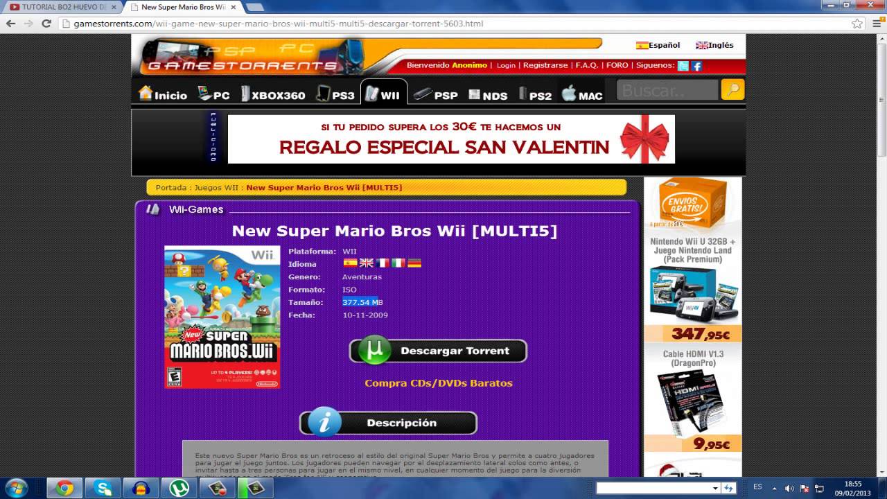 Como descargar New Super Mario Bros Wii Full [1 Link ...