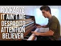 Rockabye - It Ain&#39;t Me - Despacito - Attention - Believer | Piano Mashup by Peter Buka