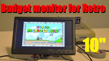 Low cost monitor for Retro computers - Podofo 10.1 