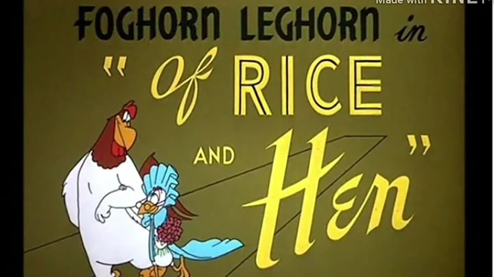 Looney Tunes "Of Rice and Hen" Opening and Closing