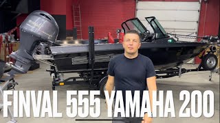 Finval 555 Fishpro + Yamaha 200. Обзор комплектации. Fish-master.com.ua