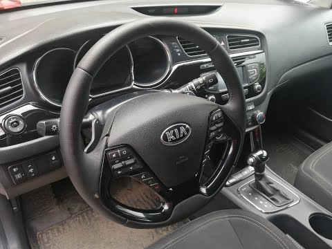 Kia Ceed JD - перетяжка руля.