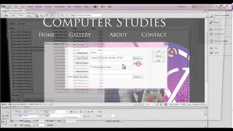 Step 2: Creating a Dreamweaver Website using Photoshop