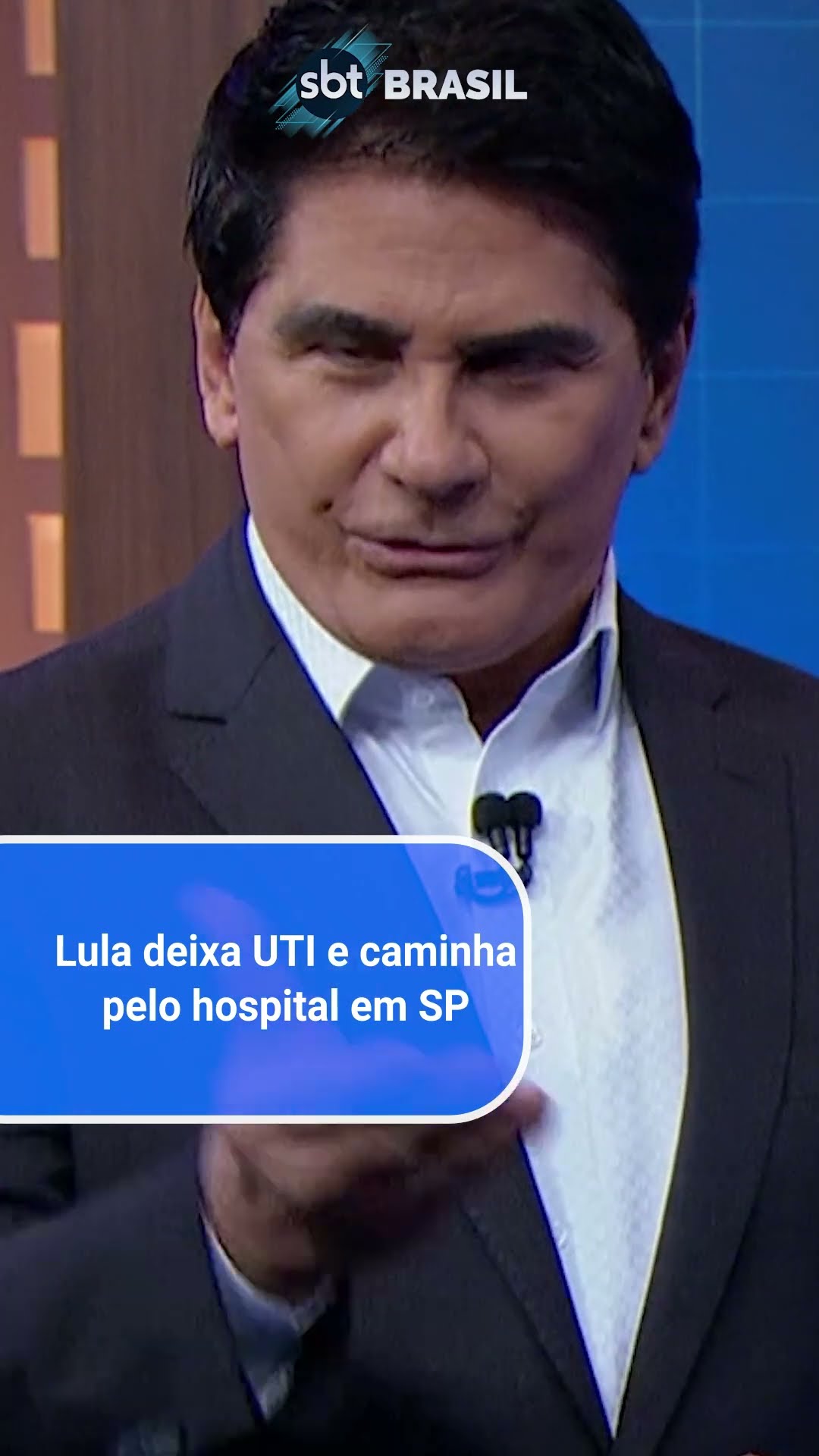 Lula publica vídeo em que caminha por hospital após procedimentos na cabeça | SBT Brasil (13/12/24)