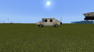 Minecraft: Humvee HMMWV tutorial