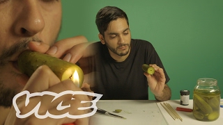 SMOKEABLES: How to Make a Pickle Pipe