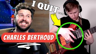 Bass Teacher REACTION | Charles Berthoud SHREDS Metallica Covers - I QUIT!!! Brilliant Arrangements!