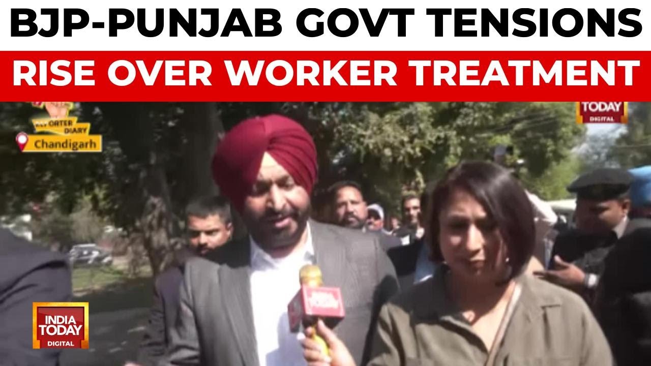 BJP Leader Detained In Punjab Amidst Allegations Of Worker Harassment | India Today