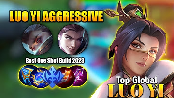 LUO YI AGGRESSIVE 18 KILLS !! LUO YI BEST ONE SHOT ITEM BUILD 2023
