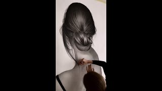 The largest drawing I&#39;ve ever done - SELF-PORTRAIT #short