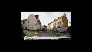 Folkestone Taxi Cab Overtaking And Cutting Up An L Driver Having A Leason Crazy !!!!!!!