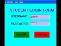 Student Login Form  Using Visual Basic 6.0 tutorial-Quick and easy