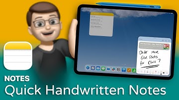 How to Capture and Organise Ideas with Handwritten Quick Notes on iPad