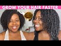 Tea Rinse for Natural Hair Growth and Sea Moss Hair Gel| Hair Growth Challenge