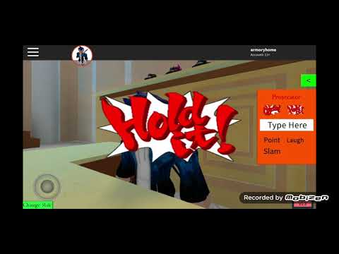 Playing Roblox Ace Attorney - game ace attorney roblox