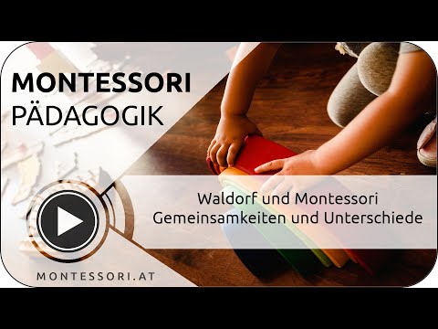 Video: Unterschied Zwischen Montessori Und Steiner