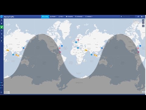Advanced Live Map | MarineTraffic Online Services
