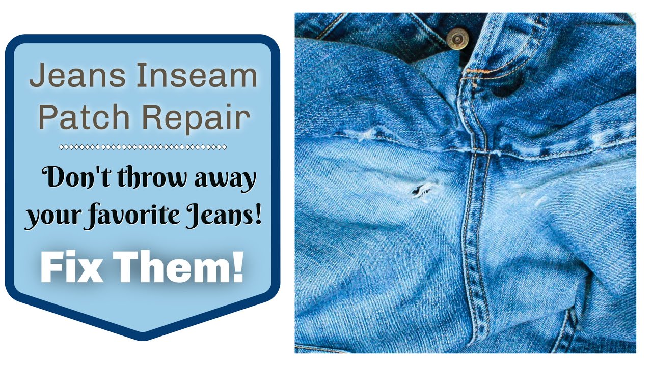 DIY - Repair the Inseam of your Jeans! 