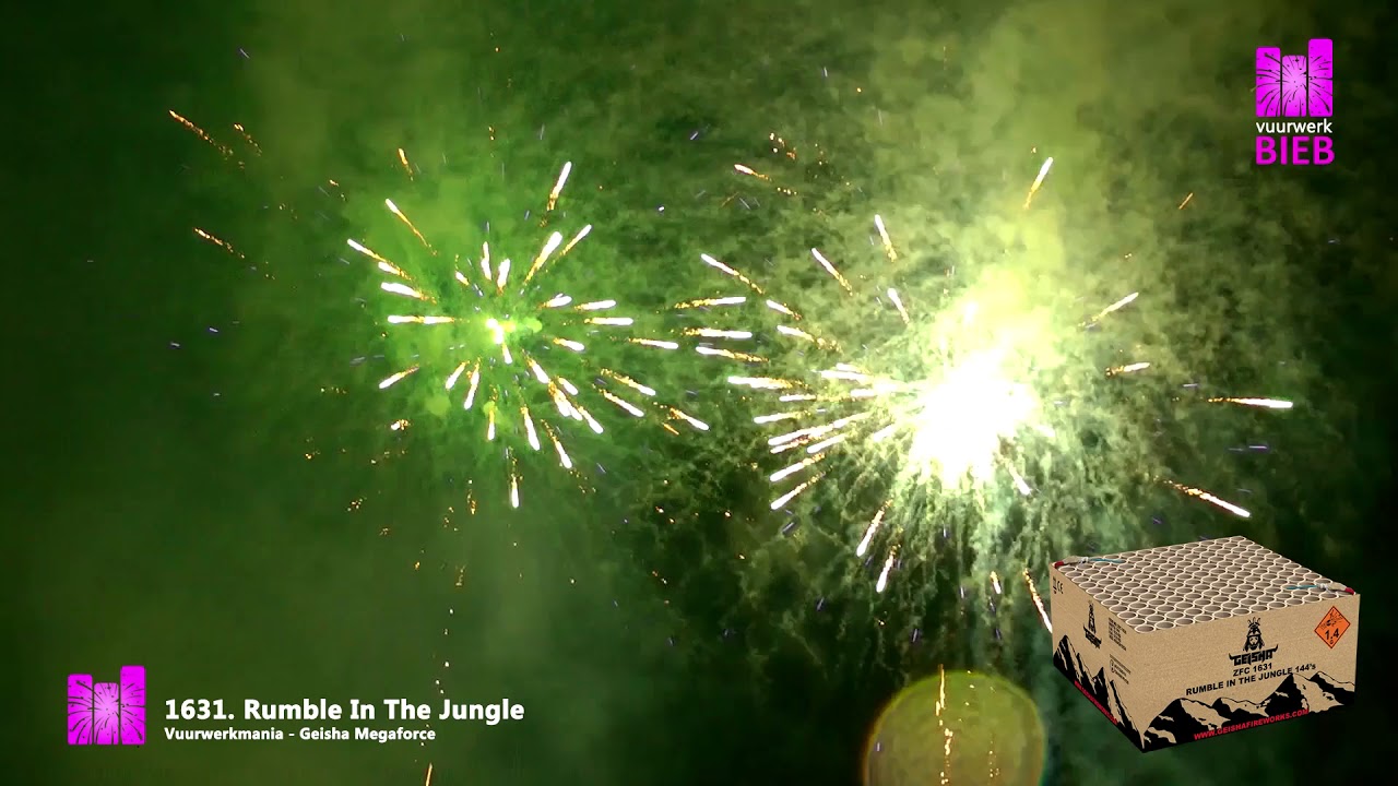 Rumble In The Jungle - Vuurwerkmania - Geisha Megaforce - vuurwerkbieb.nl