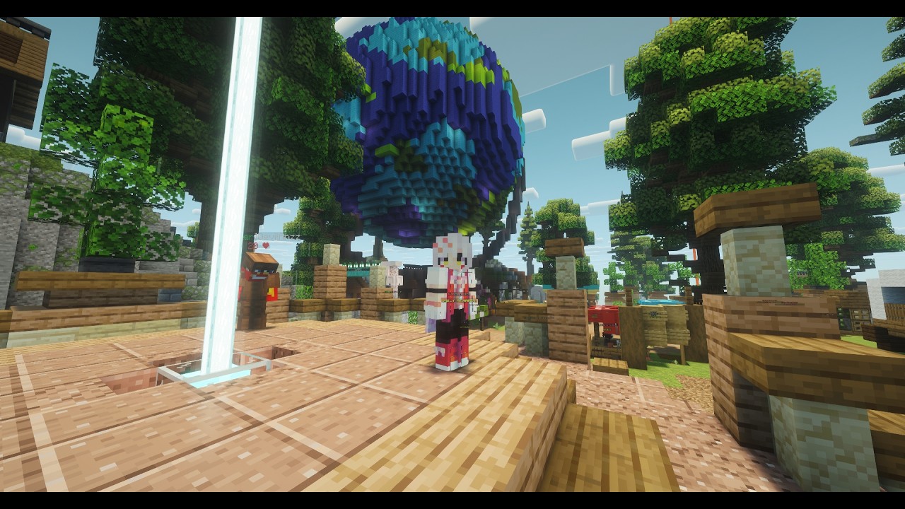 Playing on a Minecraft Earth SMP - YouTube