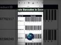 Create Bar Code in Ms Excel #excel #shorts #reels #viral #viralvideo #exceltricks #exceltips