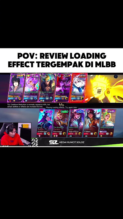Soloz review loading effect MLBB x Naruto #mlbbmybo #mobilelegends #mlbb