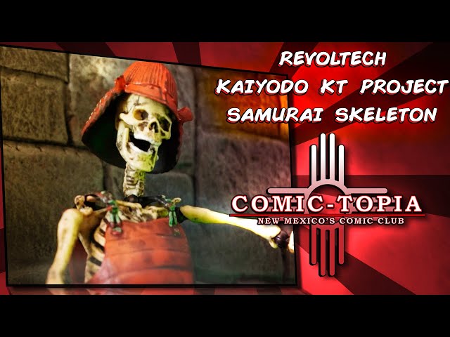 SKULL WORKS 木津京介 Revoltech Kaiyodo Takeyashiki Jizai Okimono Samurai Skeleton