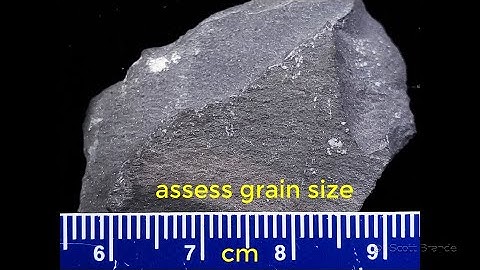 Identification Metamorphic Rock Training Video - Grain Size 5