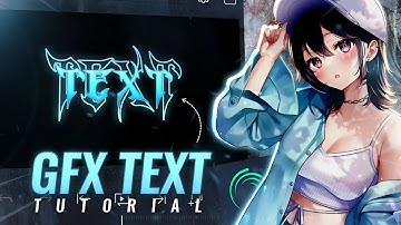 How To Make Text Effect For GFX - Alight Motion