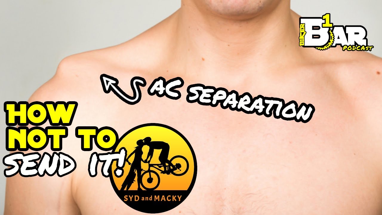 How Macky separated his shoulder - B1KER Bar Bits