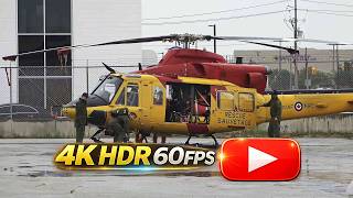 Rcaf Griffon Helicopter Search & Rescue Demo Canadian International Air Show 2025 4K 60P Hdr