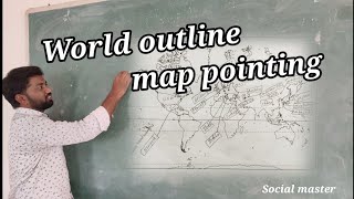 World outline map pointing | World during the world Wars | 10th class | SPK