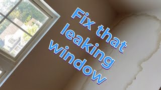 How To repair leaking window frame instructions