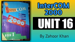 interCOM 2000 book 1 | Unit 16 | Complete Unit In Urdu And Hindi | Level One