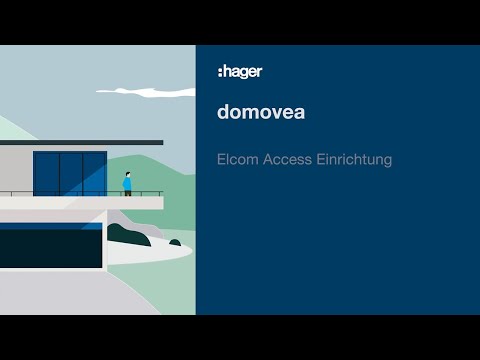 How-To domovea Einbinden Elcom Video Sprechanlage in die Gebäudesteuerung – Smart Home App von Hager